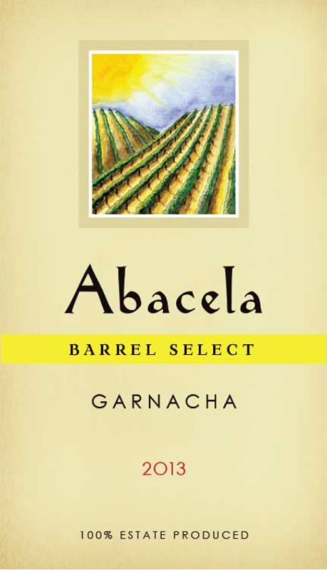 Abacela Garnacha 2013 Front Label