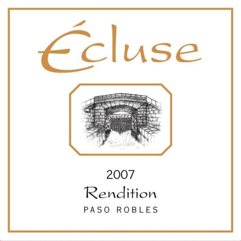 Ecluse Wines Rendition 2007 Front Label