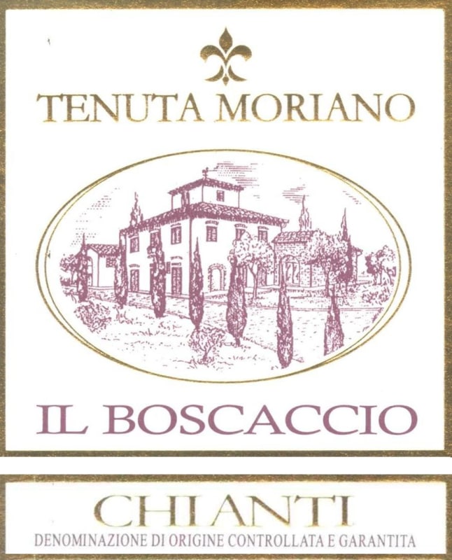 Tenuta Moriano Chianti Il Boscaccio 2013 Front Label