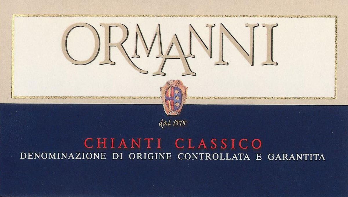 Tenuta Ormanni Chianti Classico 2005 Front Label