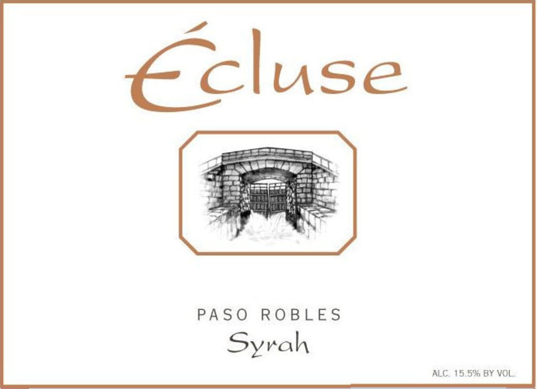 Ecluse Wines Lock Vineyard Syrah 2005 Front Label