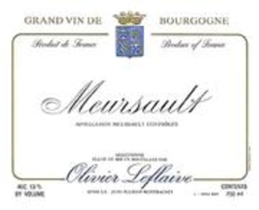 Olivier Leflaive Meursault Premier Cru Charmes 1999 Front Label