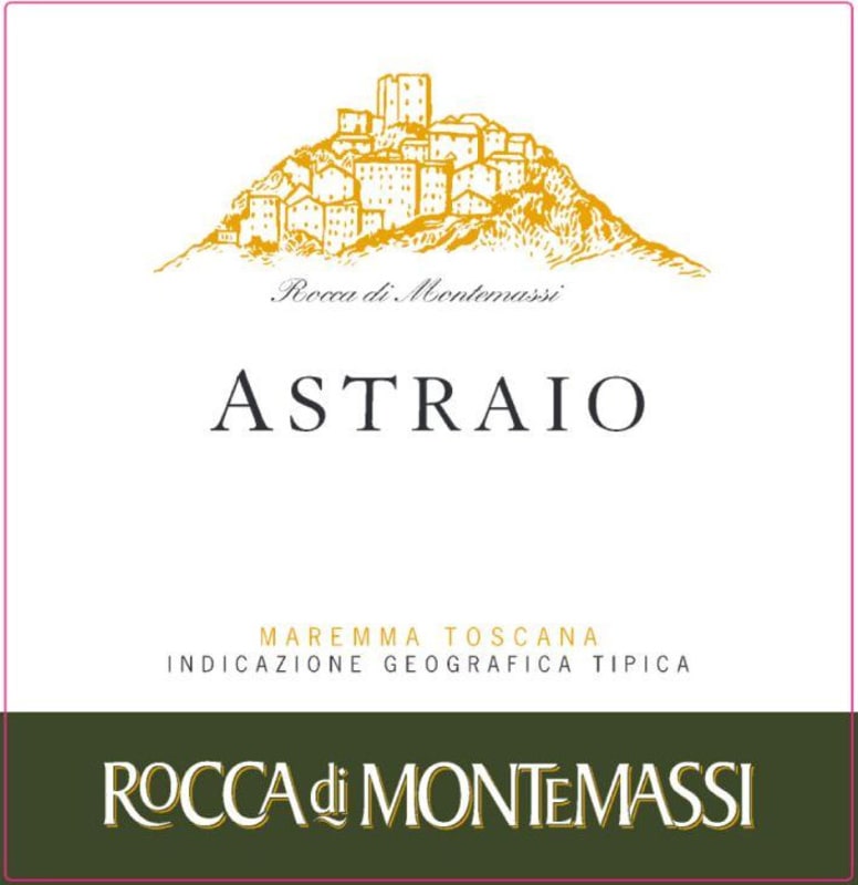 Rocca di Montemassi Maremma Toscana Astraio 2014 Front Label