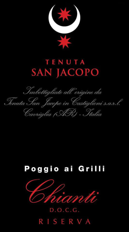 Tenuta San Jacopo Poggio ai Grilli Chianti Riserva 2011 Front Label