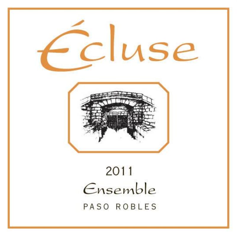 Ecluse Wines Ensemble Red 2011 Front Label