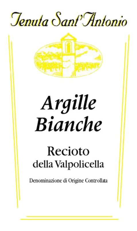 Tenuta Sant'Antonio Recioto della Valpolicella Argille Bianche 2004 Front Label
