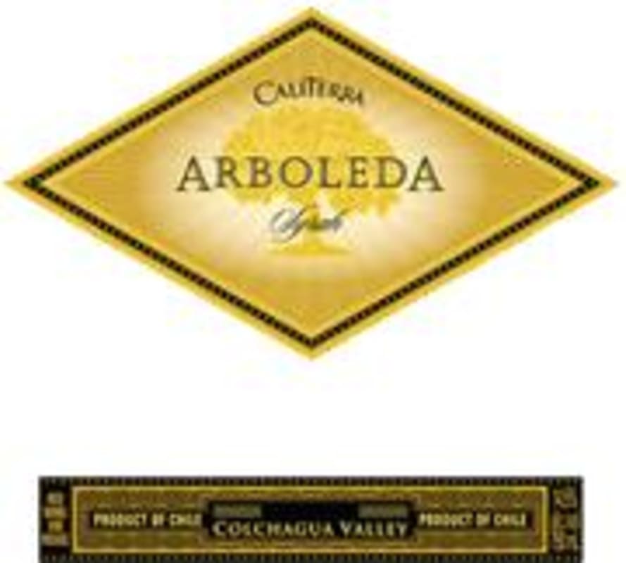 Arboleda Syrah 2000 Front Label