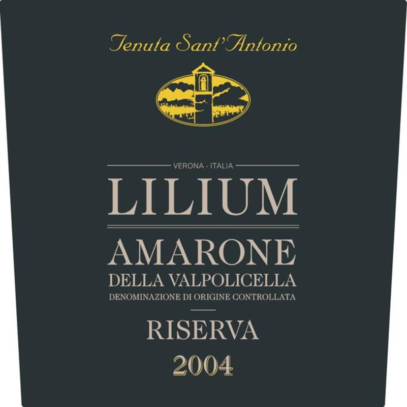 Tenuta Sant'Antonio Amarone della Valpolicella Lilium Riserva 2004 Front Label