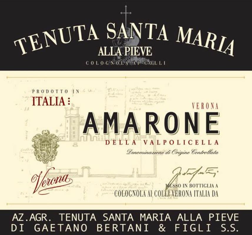 Tenuta Santa Maria Amarone 2006 Front Label
