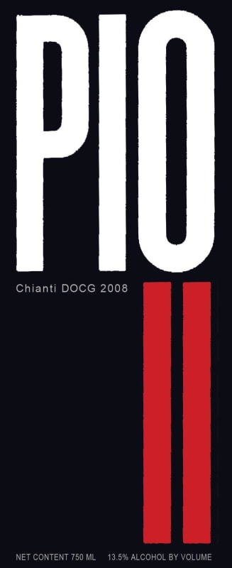 Tenuta Santo Pietro Chianti Pio II 2010 Front Label