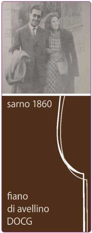 Tenuta Sarno 1860 Fiano di Avellino 2012 Front Label