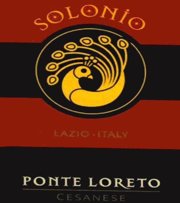 Tenuta Solonio Lazio Ponte Loreto Cesanese 2010 Front Label