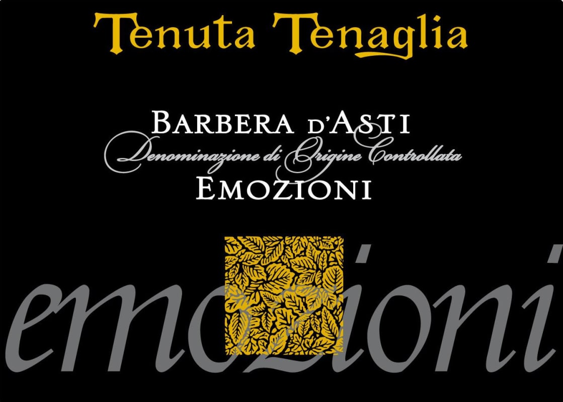 Tenuta Tenaglia Barbera d'Asti Emozioni 2006 Front Label