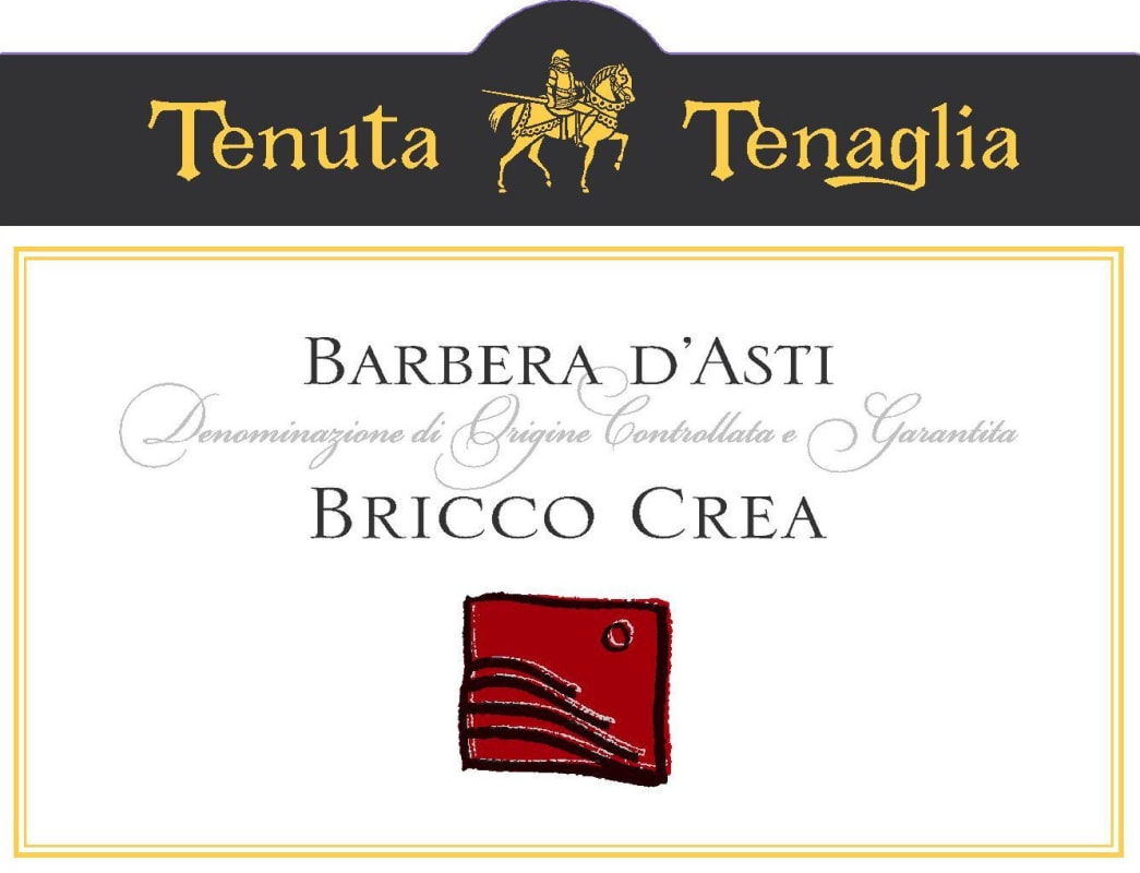 Tenuta Tenaglia Barbera d'Asti Bricco Crea 2013 Front Label