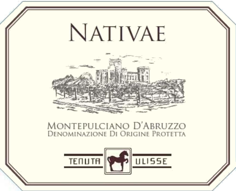 Tenuta Ulisse Montepulciano d'Abruzzo Nativae 2013 Front Label