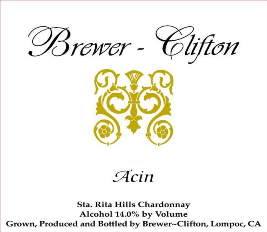 Brewer-Clifton Acin Chardonnay 2013 Front Label