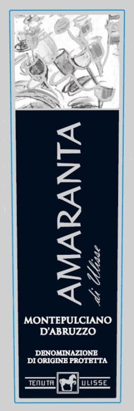Tenuta Ulisse Montepulciano d'Abruzzo Amaranta 2012 Front Label