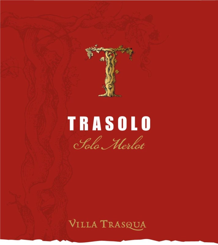 Villa Trasqua Toscana Trasolo Merlot 2008 Front Label