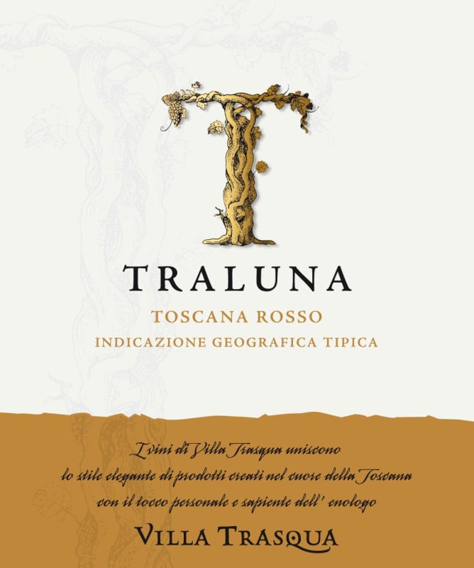 Villa Trasqua Toscana Traluna Rosso 2013 Front Label
