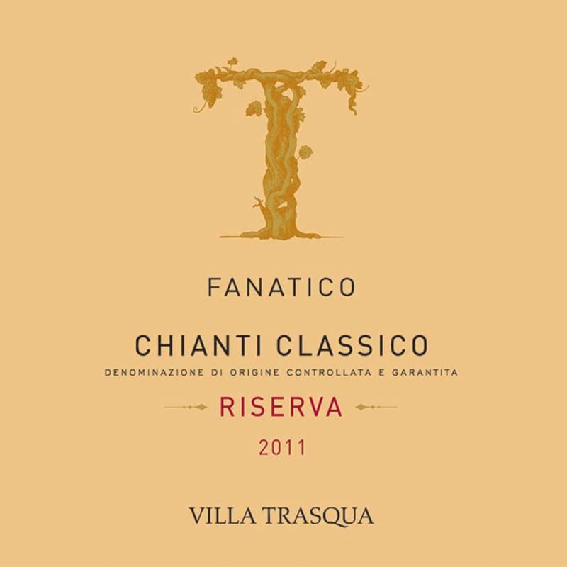 Villa Trasqua Chianti Classico Fanatico Riserva 2011 Front Label