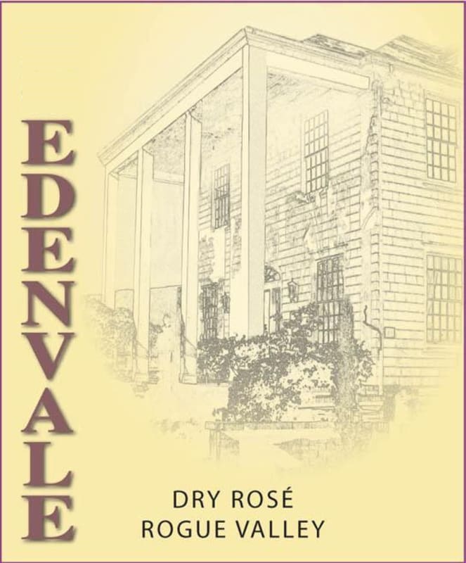 EdenVale Winery Dry Rose 2013 Front Label