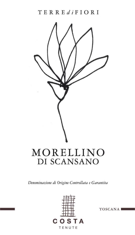 Tenute Costa Morellino di Scansano Terre di Fiori 2014 Front Label
