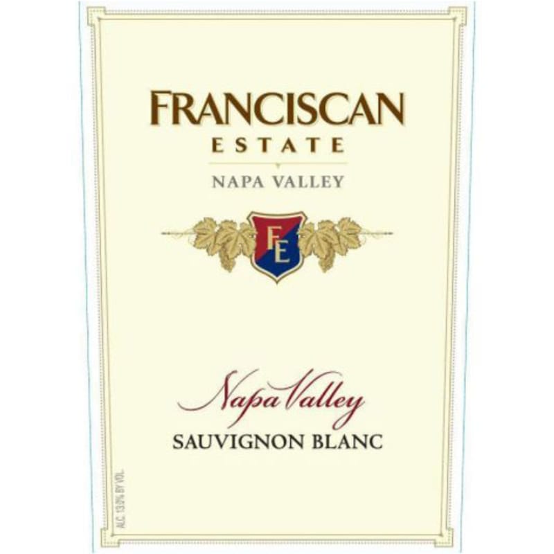 Franciscan Estate Sauvignon Blanc 2012 Front Label