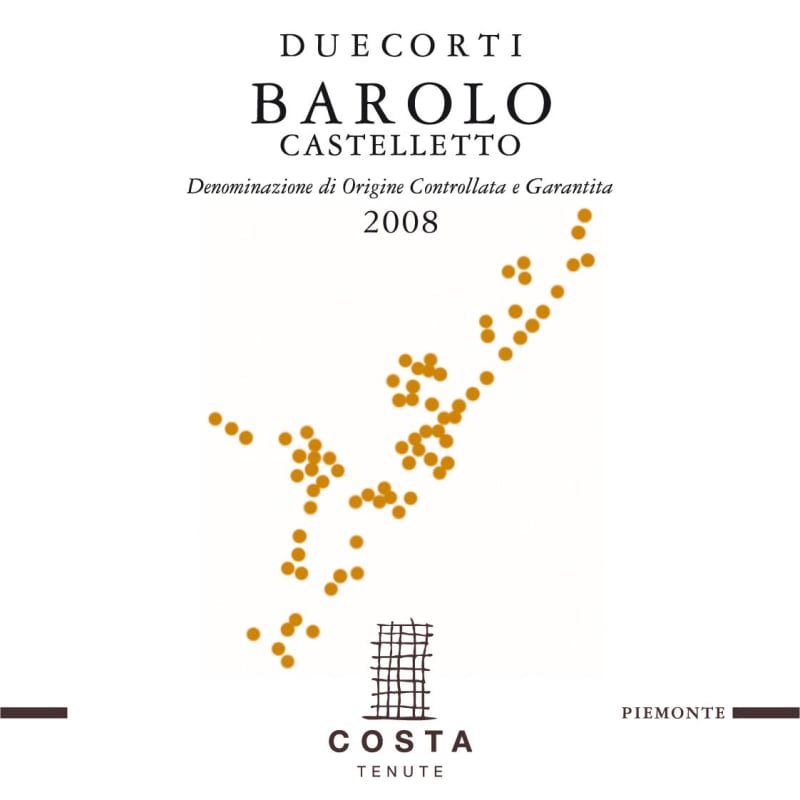 Chateau du Taillan Barolo Duecorti Castelletto 2008 Front Label