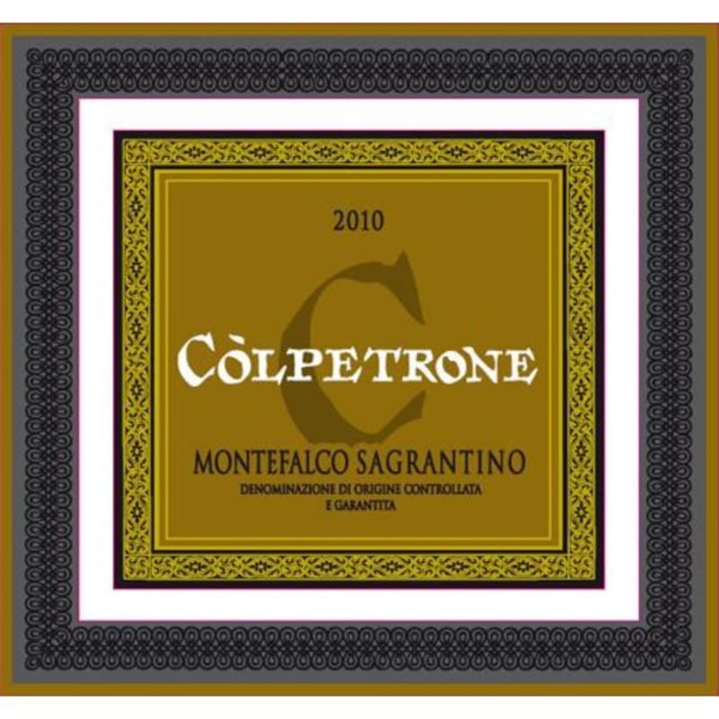 Tenute del Cerro Sagrantino di Montefalco Colpetrone 2010 Front Label