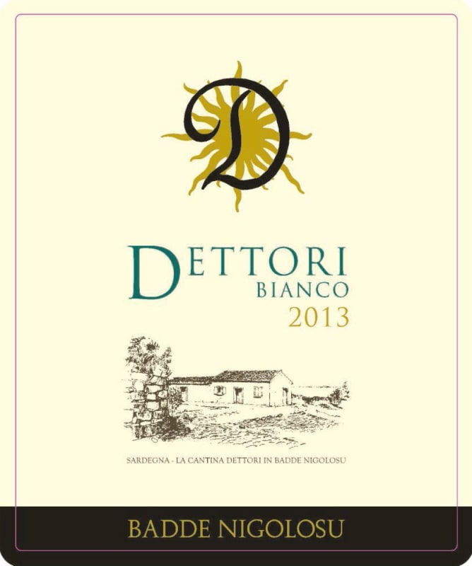 Tenute Dettori Romangia Bianco 2013 Front Label
