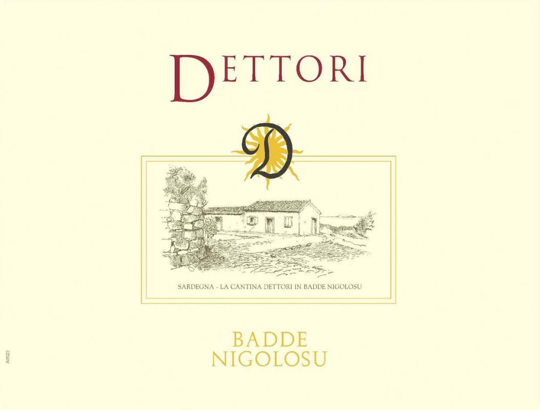 Tenute Dettori Romangia Dettori Badde Nigolosu Rosso 2010 Front Label