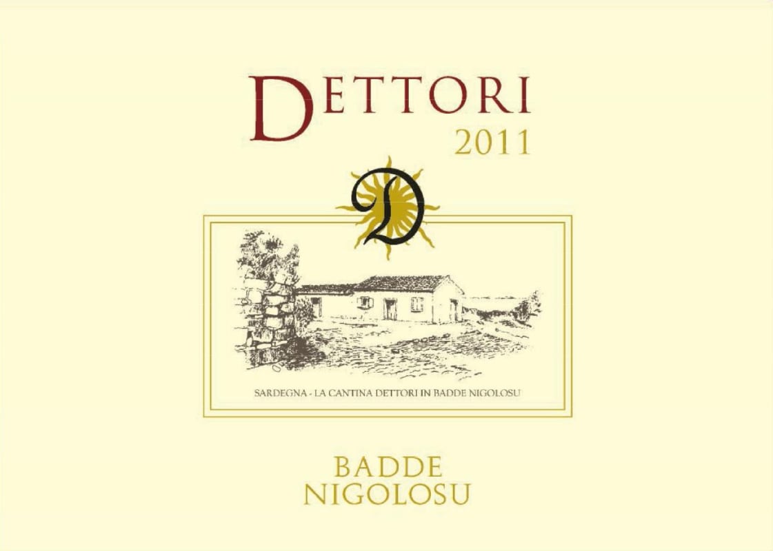 Tenute Dettori Romangia Dettori Badde Nigolosu Rosso 2011 Front Label
