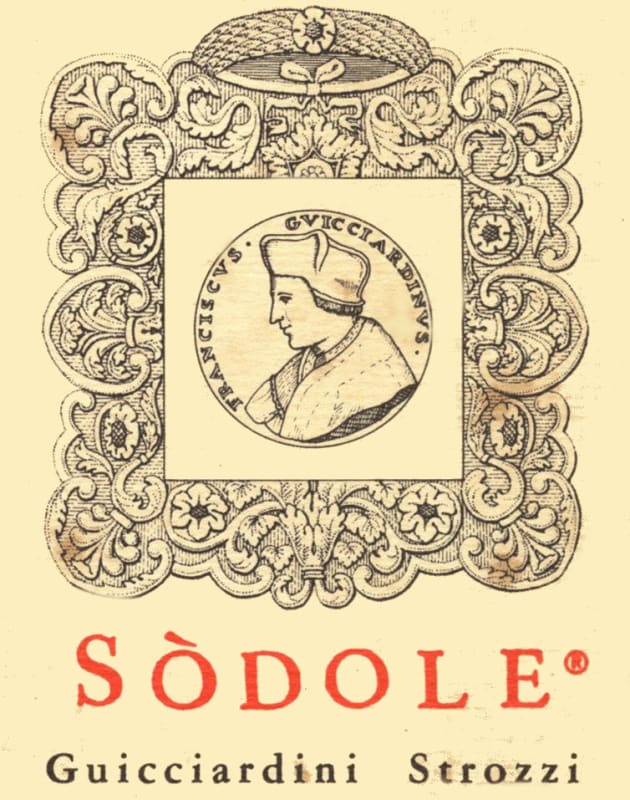 Tenute Guicciardini Strozzi Toscana Fattoria di Cusona Sodole 2009 Front Label