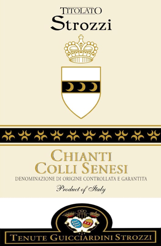 Tenute Guicciardini Strozzi Chianti Colli Senesi 2015 Front Label