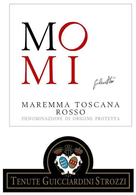 Tenute Guicciardini Strozzi Maremma Toscana Momi Rosso 2013 Front Label