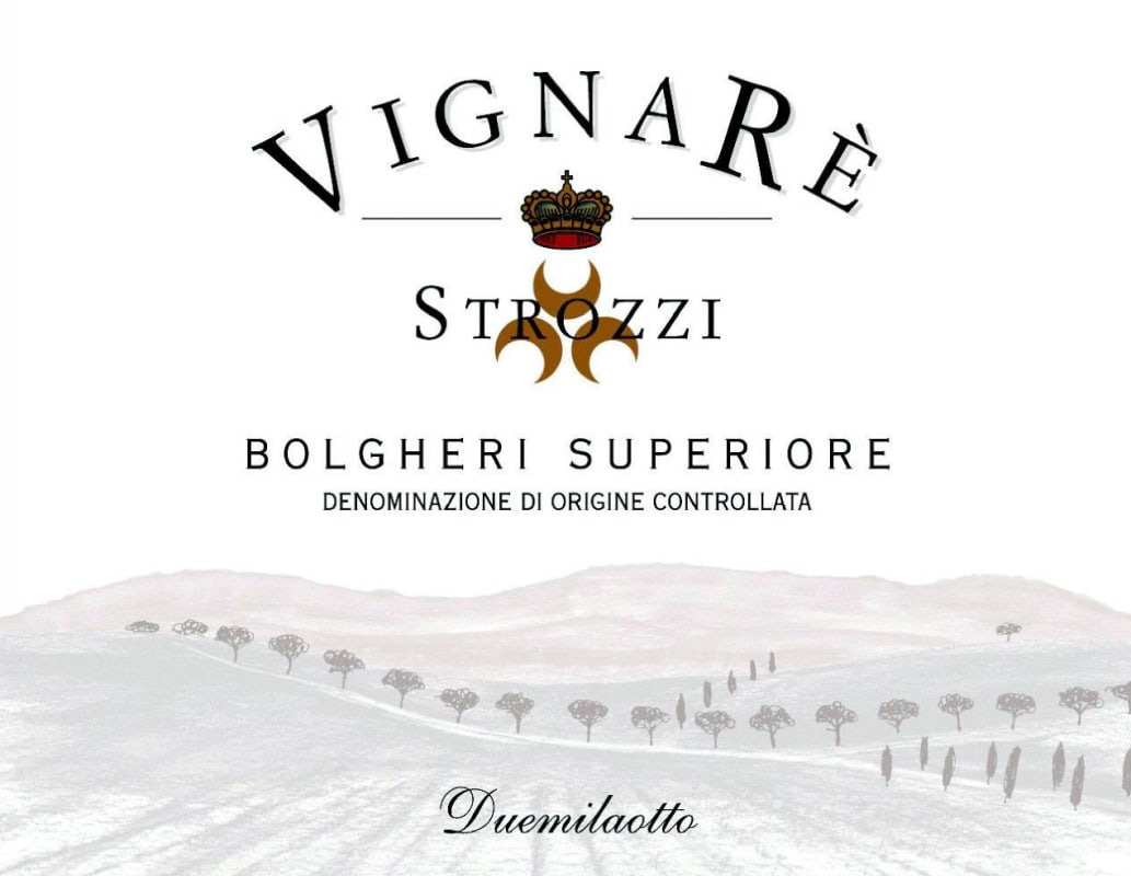 Tenute Guicciardini Strozzi Bolgheri Le Pavoniere VignaRe Superiore 2009 Front Label