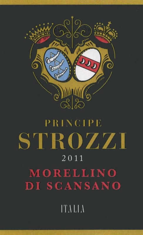 Tenute Guicciardini Strozzi Morellino di Scansano 2011 Front Label