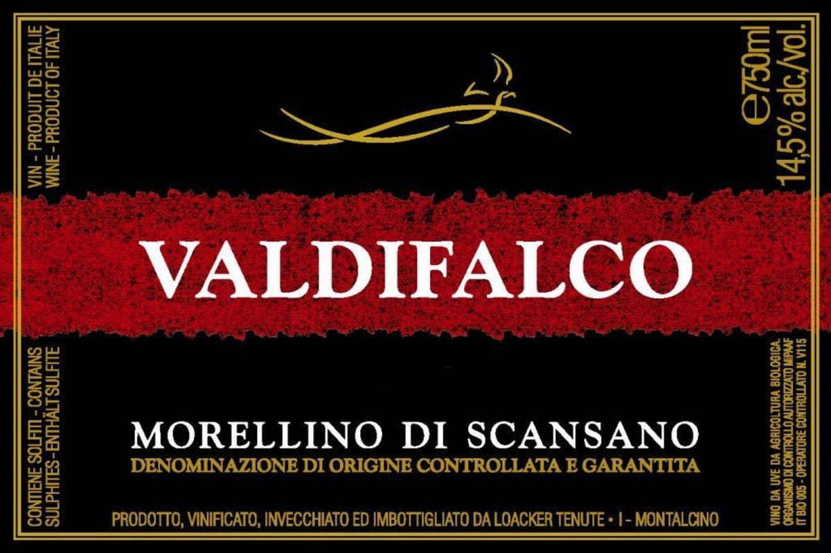 Tenute Loacker Morellino di Scansano Valfalco 2013 Front Label