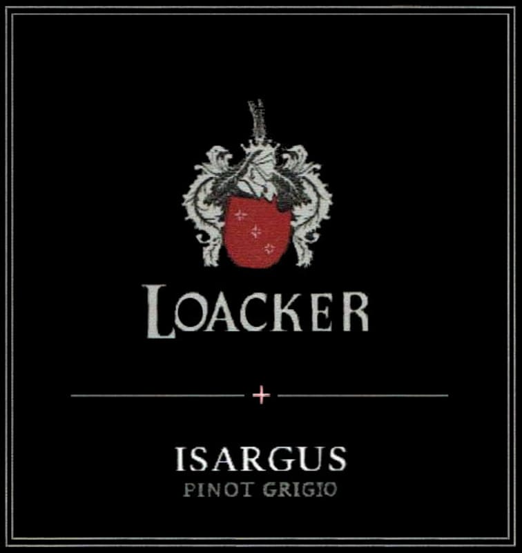 Tenute Loacker Sudtirol Alto Adige Isargus Pinot Grigio 2013 Front Label