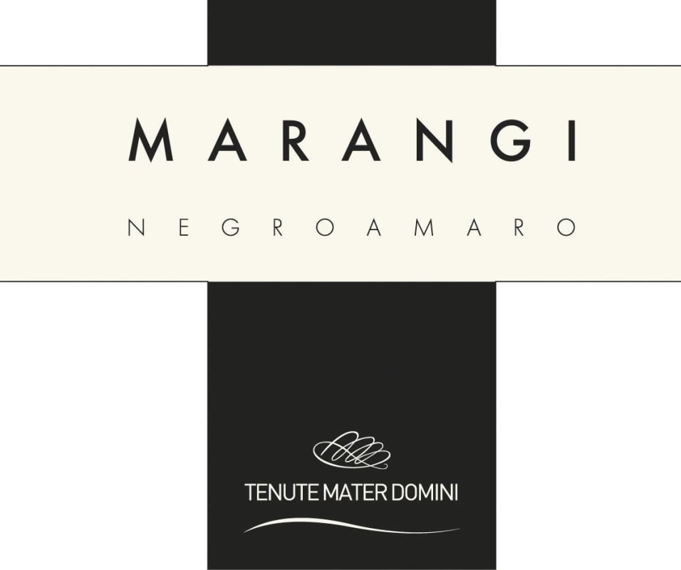 Tenute Mater Domini Salento Marangi Negroamaro Rosso 2012 Front Label