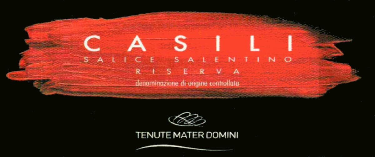 Tenute Mater Domini Salice Salentino Casili Riserva 2009 Front Label