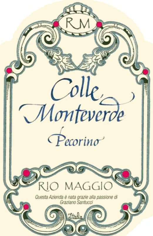 Tenute Rio Maggio Offida Colle Monteverde Pecorino 2015 Front Label