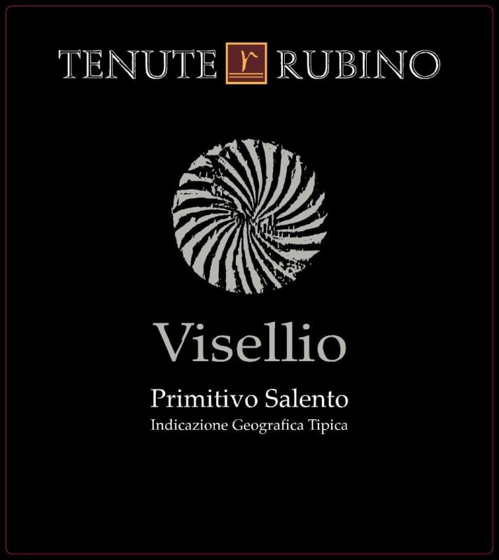 Tenute Rubino Salento Visellio Primitivo 2008 Front Label