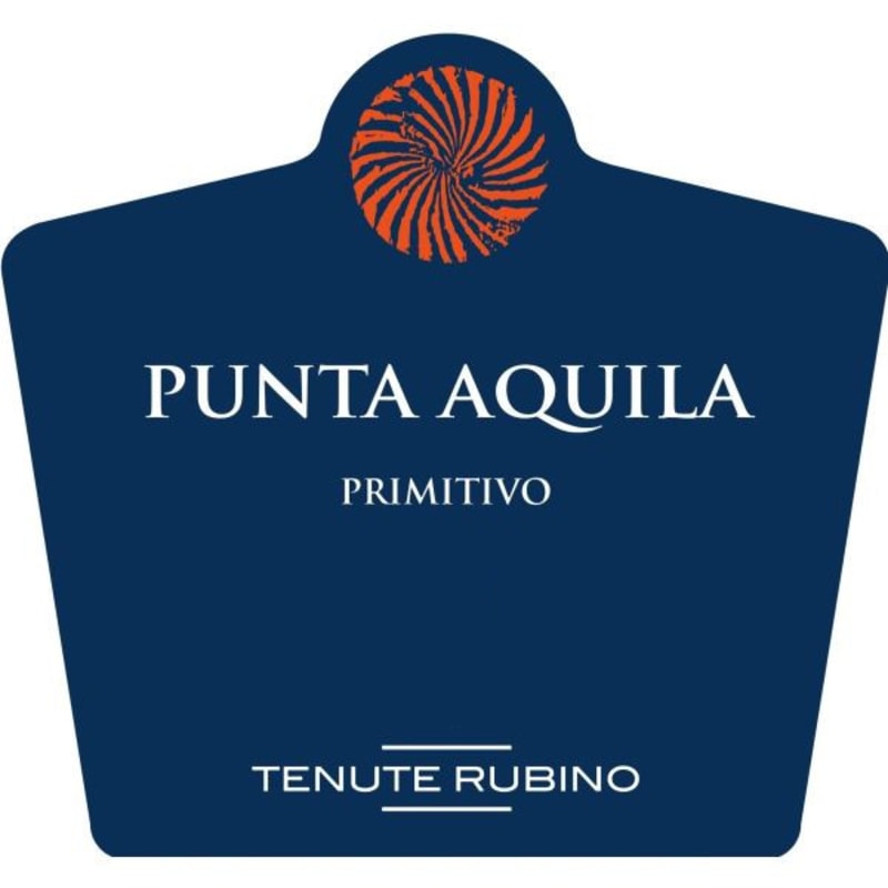 Tenute Rubino Punta Aquila Primitivo 2015 Front Label