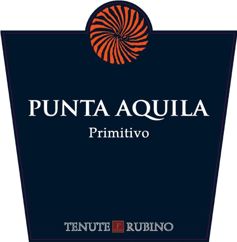 Tenute Rubino Punta Aquila Primitivo 2011 Front Label