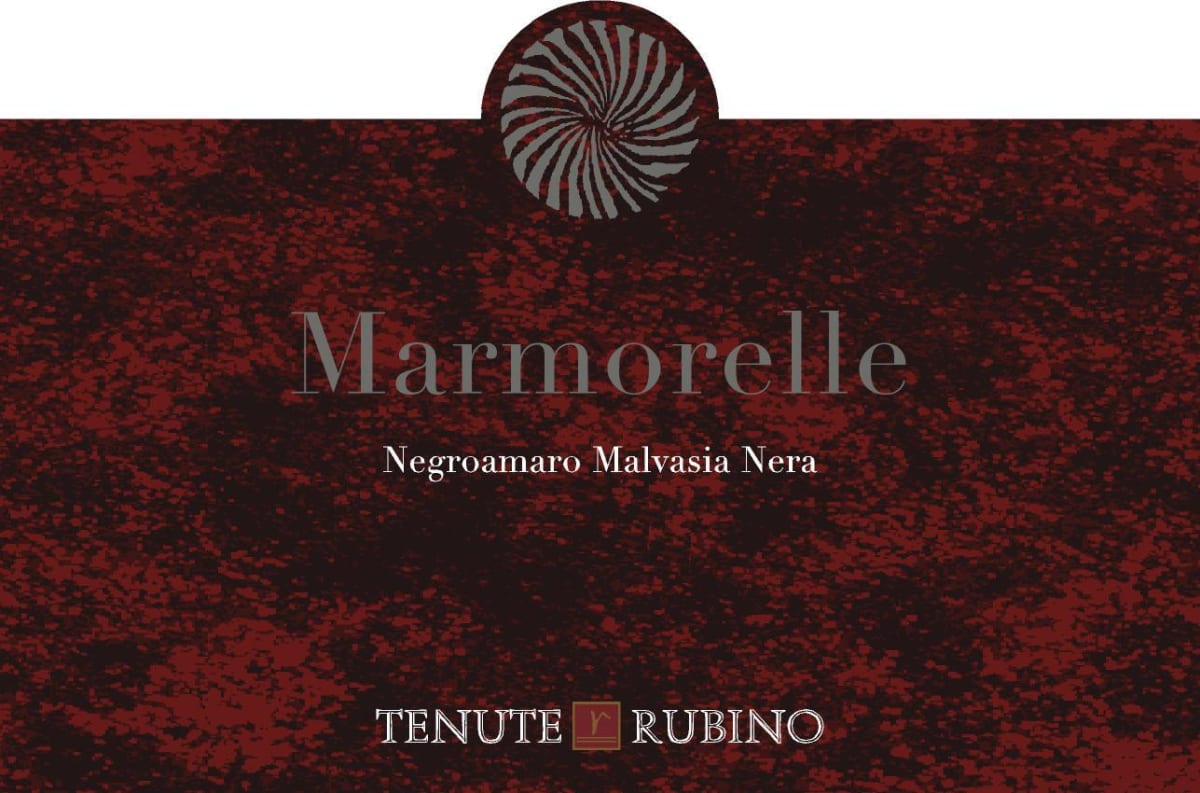 Tenute Rubino Marmorelle Negroamaro Malvasia Nera 2011 Front Label