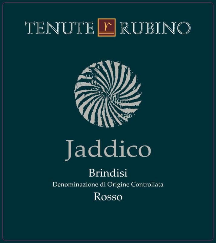 Tenute Rubino Brindisi Jaddico 2004 Front Label