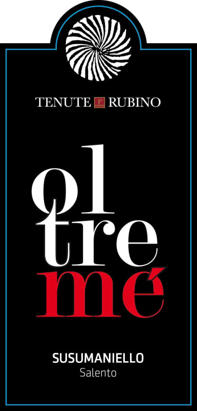 Tenute Rubino Oltreme Susumaniello 2011 Front Label