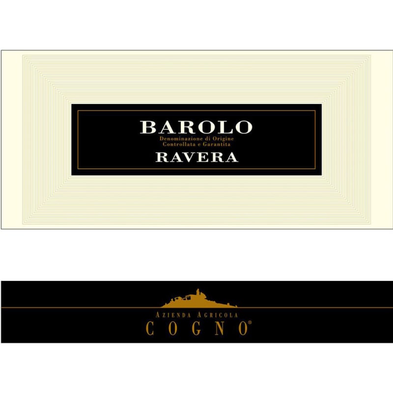 Elvio Cogno Ravera Barolo 2001 Front Label