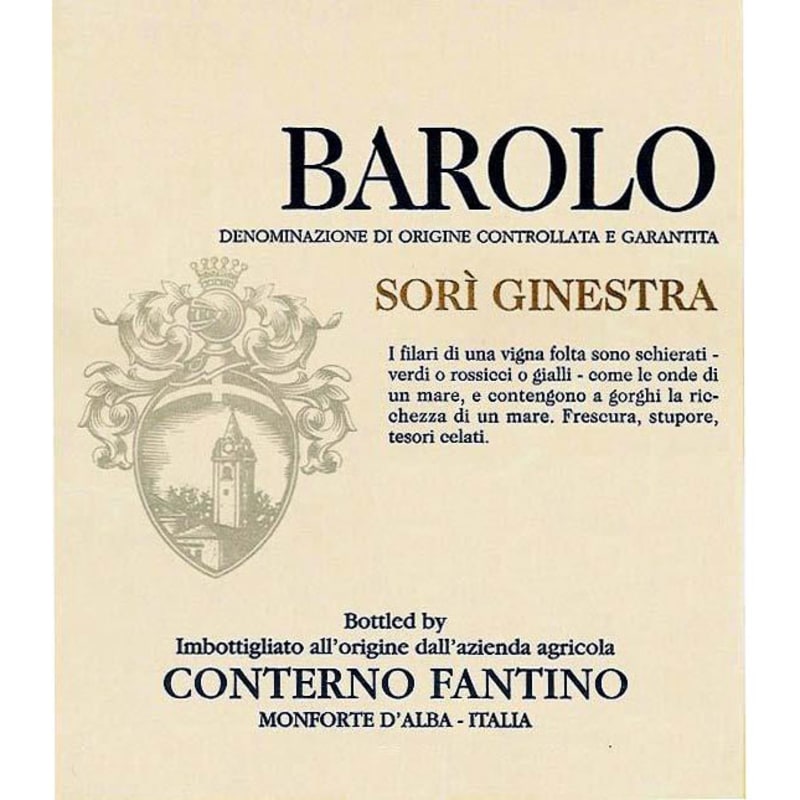Conterno Fantino Barolo Sori Ginestra 2000 Front Label